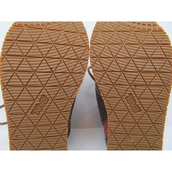 Teva Highside '84 Mid Retro Womens Red Brown Midtop Sneakers Size US 6.5 VGC - Picture 15 of 16